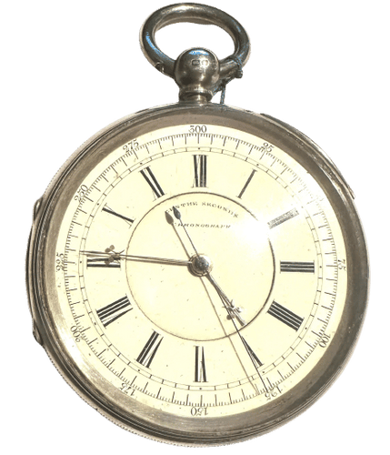 Montre Chronomètre de poche anglais de prestige – S. Lichtenstein Manchester 58 Facettes