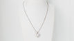 Collier Collier pendentif coeur en or blanc et diamants 58 Facettes 31370