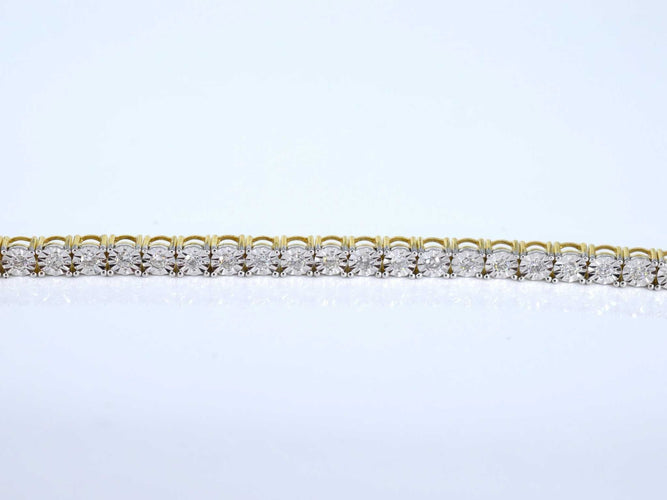 Bracelet Bracelet de tennis en or serti de diamants de 1,20 carat 58 Facettes 2149