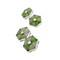 Boutons de manchette Boutons de manchette jade néphrite et platine. 58 Facettes 34665