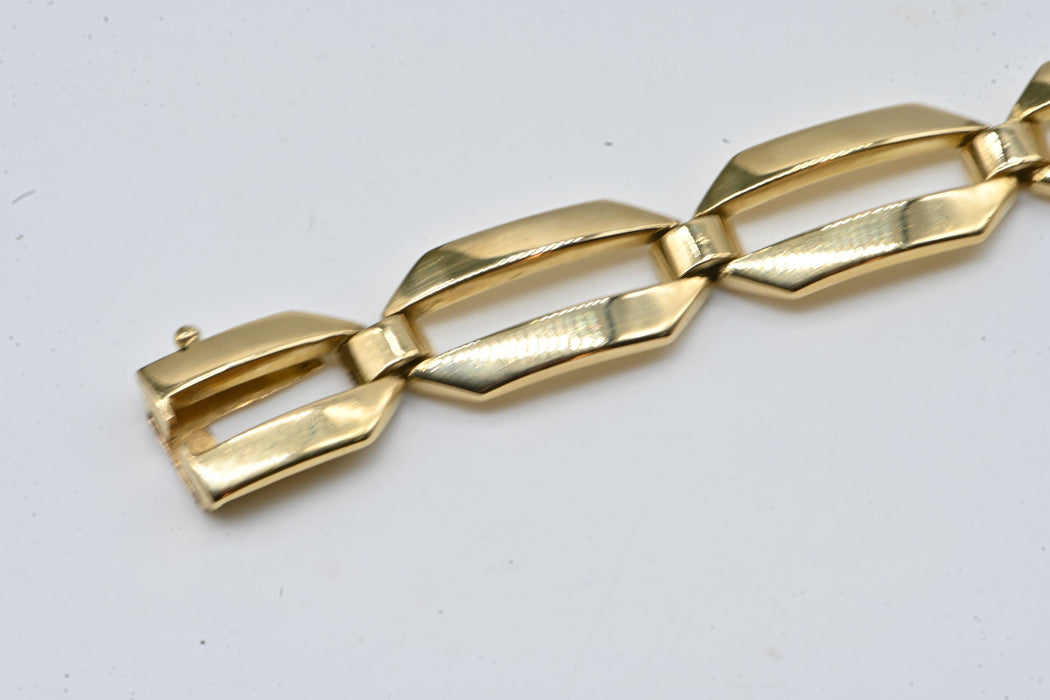 Bracelet Vintage Bracelet Circa 50 Yellow Gold 18 Carats 58 Facettes