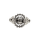 White gold diamond ring
