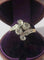 Bague 58 Bague Toi et Moi XIXe Volutes Diamants or jaune et platine 58 Facettes