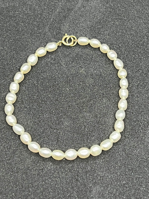 Bracelet Bracelet Perles De Culture Et Fermoir Or 58 Facettes