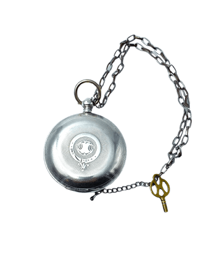 Montre Montre de poche Boutte en argent, vers 1890 58 Facettes