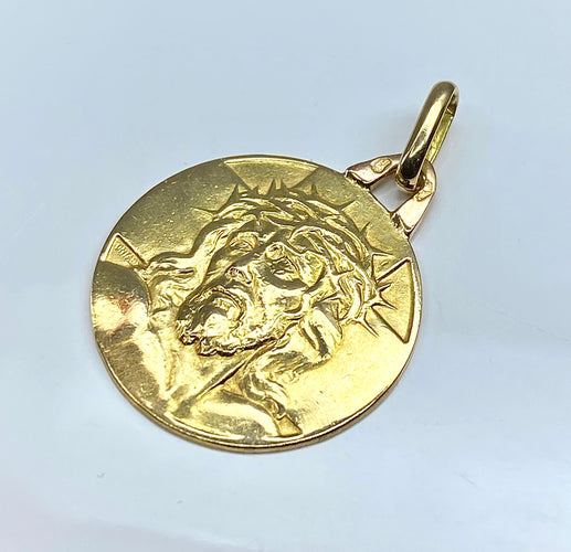 Kristusmedalj i 18 karat gult guld