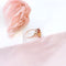 Bague 56.5 Bague Citrine Ambrée en solitaire Or Jaune 18 K 58 Facettes AA 1681