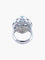 Bague Bague Or Blanc Aigue-Marine Diamants 58 Facettes