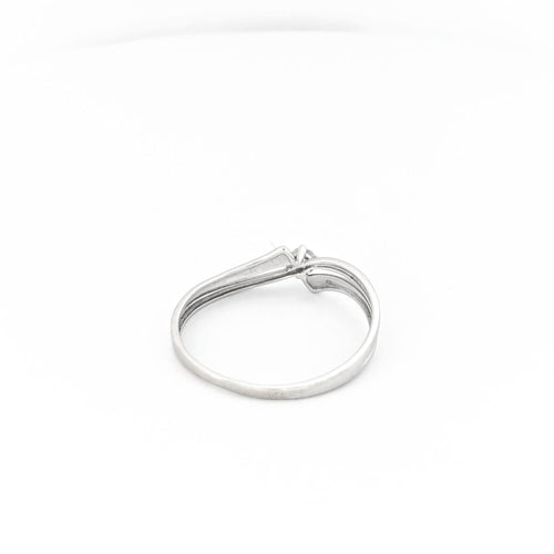 Bague 48 Bague en or blanc et diamant 58 Facettes 30087