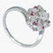Bague Bague en or 14 carats – Diamant 0,18 ct et rubis 0,06 ct 58 Facettes AN86