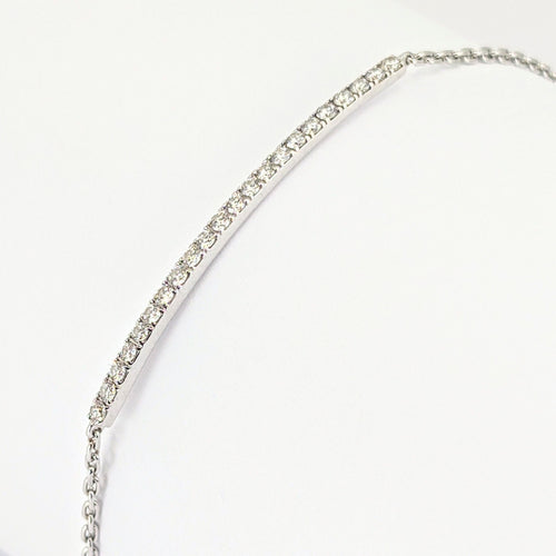 Bracelet Bracelet en or blanc et diamants 58 Facettes 31896