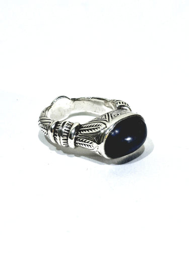 Bague 57 Bague Argent et Lapis 58 Facettes