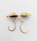Boucles d'oreilles Dormeuses art déco or jaune et diamants 58 Facettes A05807