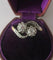 Bague 51.5 Bague Toi et Moi ancienne en or jaune 18k et platine, diamants 58 Facettes