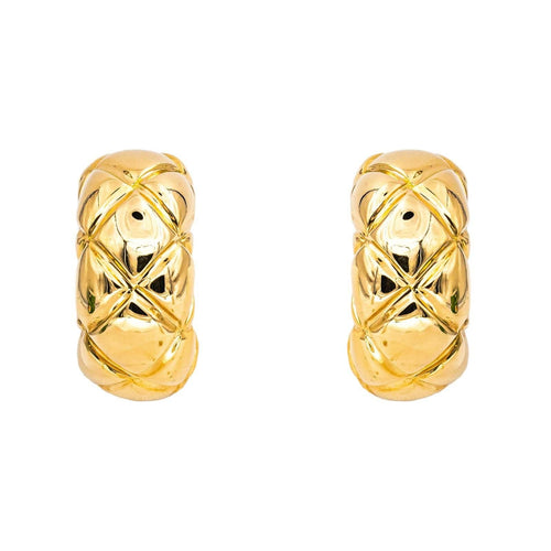 Boucles d'oreilles Chaumet Boucles d'oreilles Demi créoles  Or jaune 58 Facettes 4501034CN