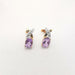 Boucles d'oreilles Boucles d'oreilles Or jaune Améthyste 58 Facettes