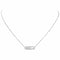 Collier Messika Collier Baby Move Pavé Or blanc Diamant 58 Facettes 4418212CN