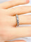 Bague 53 Alliance en or blanc et platine, 18 diamants 2,70 carats 58 Facettes AB642