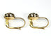 Boucles d'oreilles Boucles d'oreilles en or jaune et argent 916, serties de diamants taille rose, datant du début du XXe siècle. 58 Facettes E18