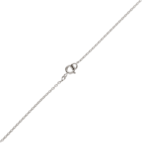 Collier Collier pendentif en or gris 18K avec diamant taille ancienne 0,80 ct I-VS - 40 cm 58 Facettes FB10470