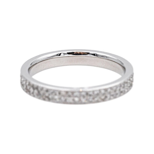 Bague 52 Bague Alliance américaine Or blanc Diamant 58 Facettes 4084161CN