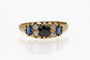Bague Bague ancienne avec saphirs et diamants en or jaune 18k 58 Facettes 11559