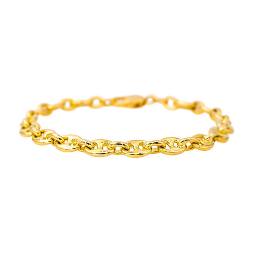 Bracelet Fred Bracelet Maille grain de café   Or jaune 58 Facettes 4330888CN