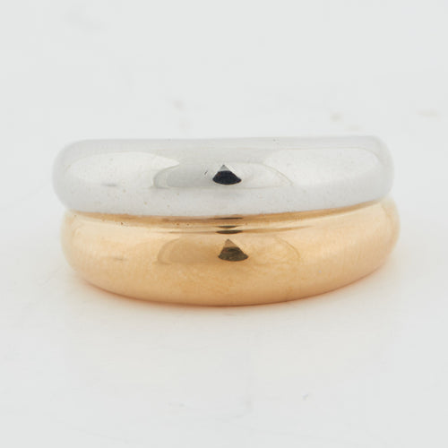 Bague 54 Bague jonc Deux ors 58 Facettes RÉF 6031/20