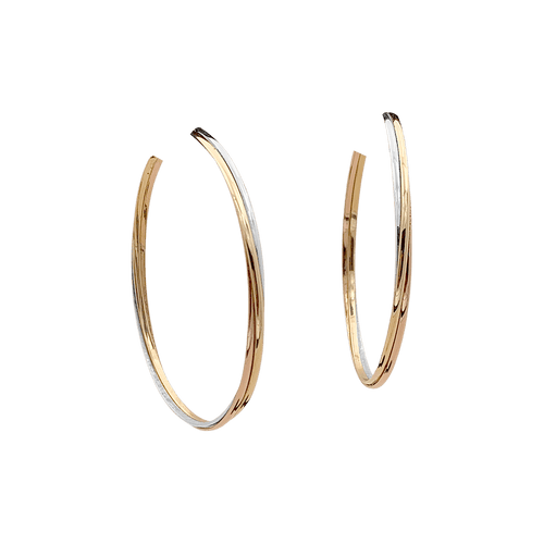 Boucles d'oreilles Boucles d'oreilles Cartier, "Trinity", trois ors. 58 Facettes 34653