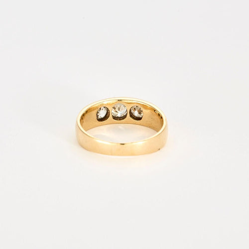 Bague 57 Bague or Jaune sertie de diamants 58 Facettes 1-0000171/4