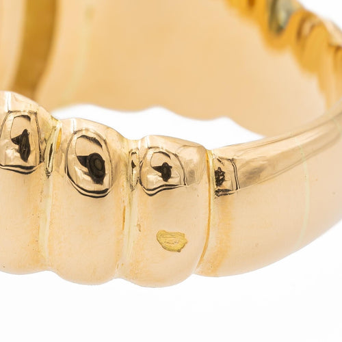 Bague 53 Bague Bandeau Or jaune Topaze, Diamant 58 Facettes 2381954CN