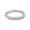 Bague 49 Bague  Demi- alliance  Or blanc Diamant 58 Facettes 4738162CN