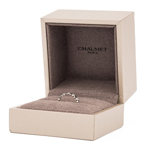 Chaumet Ring Vigselring Bee my Love Vitt guld Diamant 