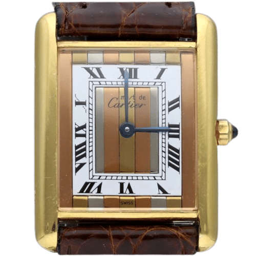 Montre Cartier Montre Tank Vermeil 58 Facettes MT42953