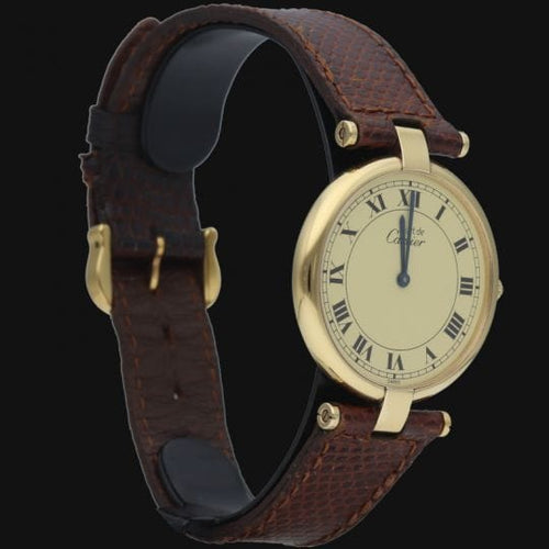 Montre Cartier Montre Must De Cartier Vermeil 58 Facettes MT41217