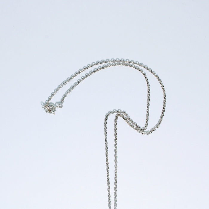 Collier Collier solitaire or blanc et diamant poire 0.60 ct 58 Facettes 240 570