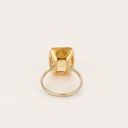 Bague 55 Bague Citrine 58 Facettes LP1173