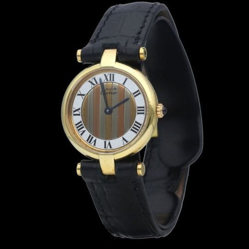 Montre Cartier Montre Must De Cartier Vermeil 58 Facettes MT43760
