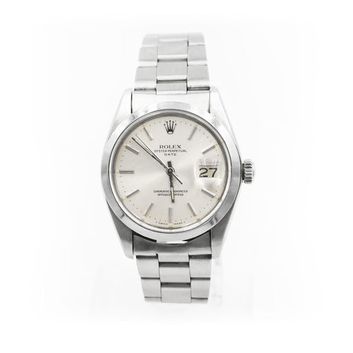 Montre Rolex Oyster Perpetual Date Réf. 1500 Acier 34 mm – Année 1980 58 Facettes 22170