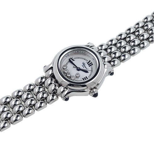 Montre CHOPARD - Happy Sport saphirs diamants 58 Facettes