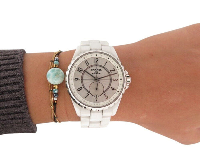Montre montre CHANEL j12 365 h3836 37 mm automatique ceramique ceramic 58 Facettes 262235