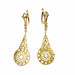 Boucles d'oreilles Boucles d'oreilles Art Nouveau or jaune diamants 58 Facettes Q102B