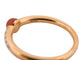 Bague 53 bague POMELLATO m'ama non m'ama grenat 53 diamants or jaune 18k 58 Facettes 268365