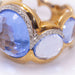 Bague 54 Bague BLUE SKY en or avec diamants et topaze 58 Facettes D363772UZ