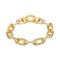 Bracelet Bracelet Maille Forçat jumelée Or jaune 58 Facettes 4651187CN