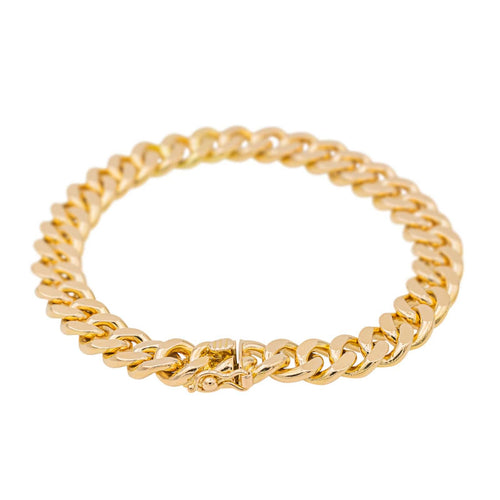 Brățară lanț din aur roz 