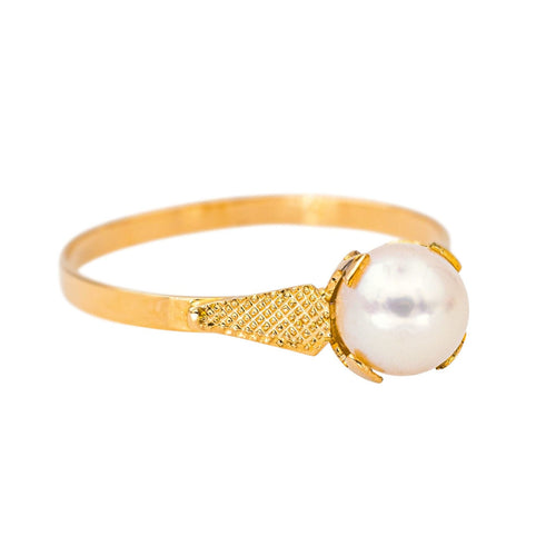 Bague 51 Bague  Or rose Perle 58 Facettes 4383451RV