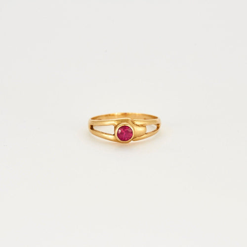 Bague 53 Bague saphir rose 58 Facettes LP579