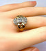 Bague 56 Bague or jaune diamants, vers 1930 58 Facettes AB449