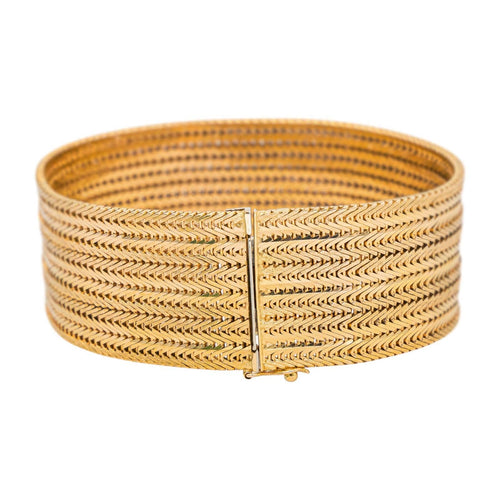 Bracelet Bracelet Manchette Or jaune 58 Facettes 4799679CN